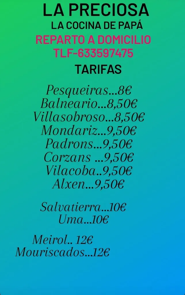 Menu_La Preciosa_Ponteareas_image_3