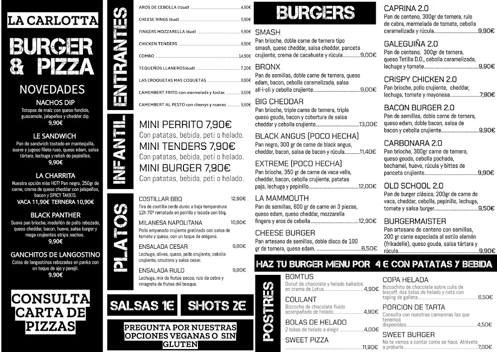 Menu_LA CARLOTTA BURGER_Ponteareas_image_1