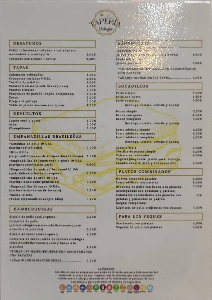 Menu_Taperia voltou tapas e brasileiras e gallegas_Ponteareas_image_1