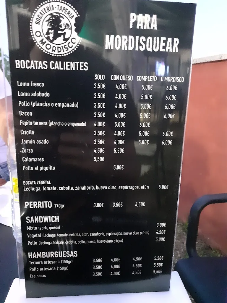 Menu_O' Mordisco. Bocatería - Tapería_Salvaterra de Miño_immagine_2