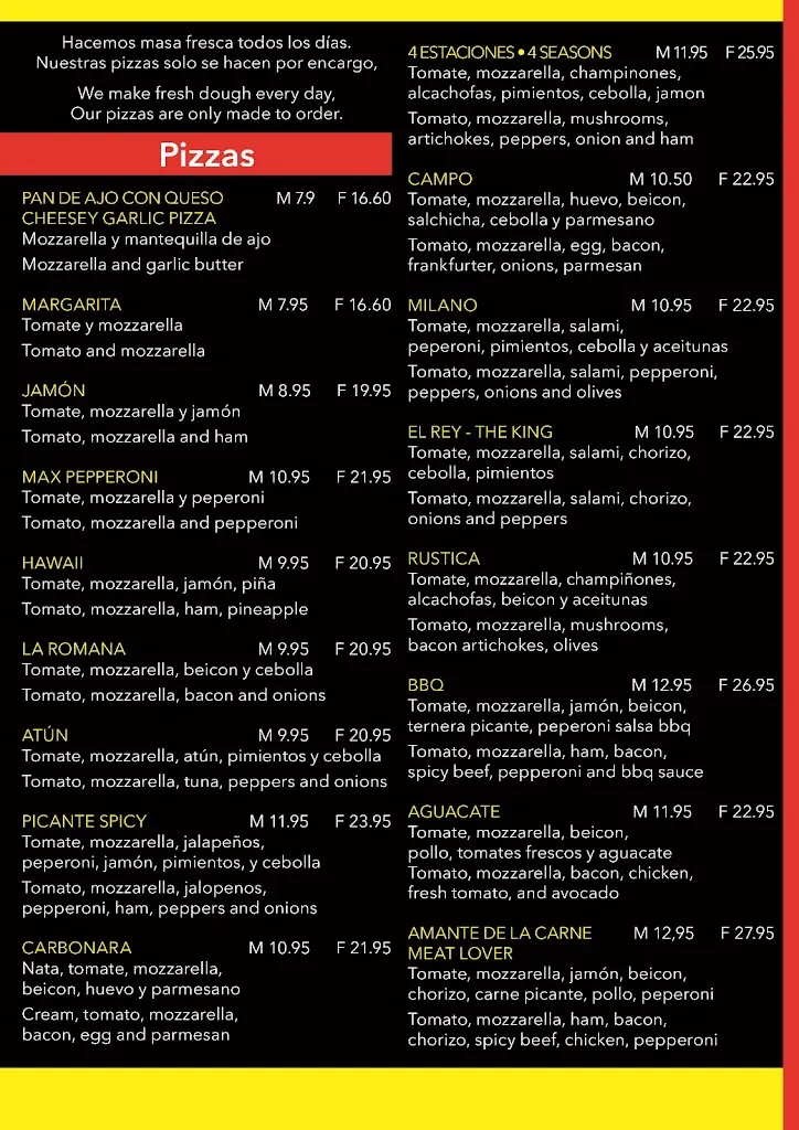 Menu_Pizza y Más_Teulada_immagine_1