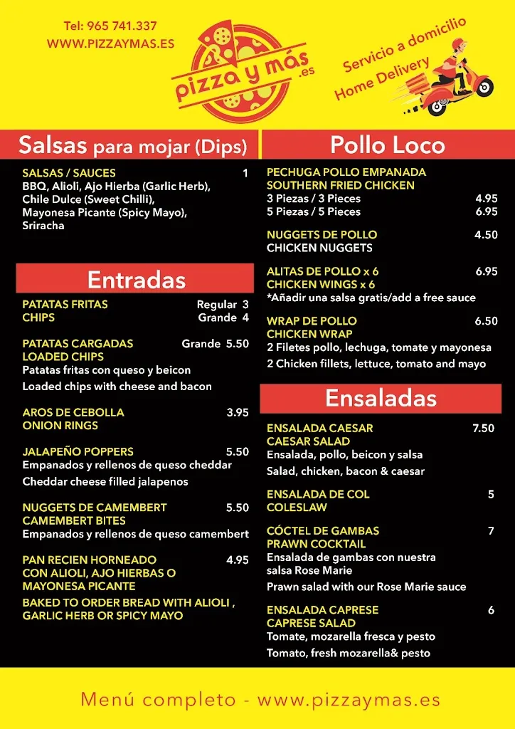 Menu_Pizza y Más_Teulada_immagine_2