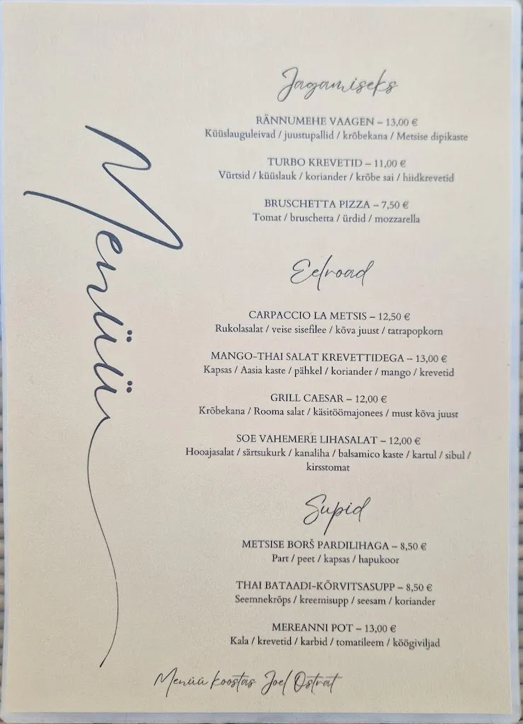 Menu_Hotell Metsise restoran_Valga_image_2