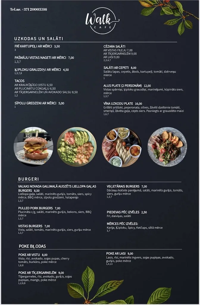 Menu_Walk Cafe_Valga_image_1