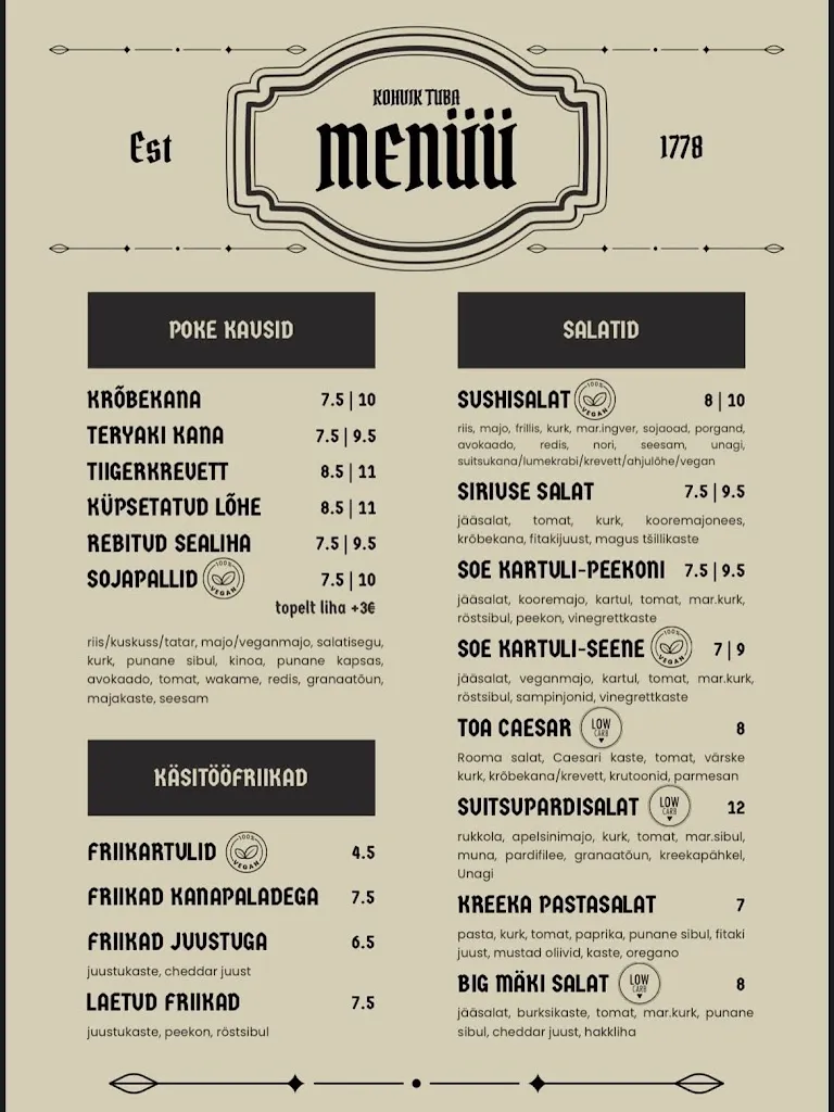Menu_Kohvik TUBA_Valga_image_1