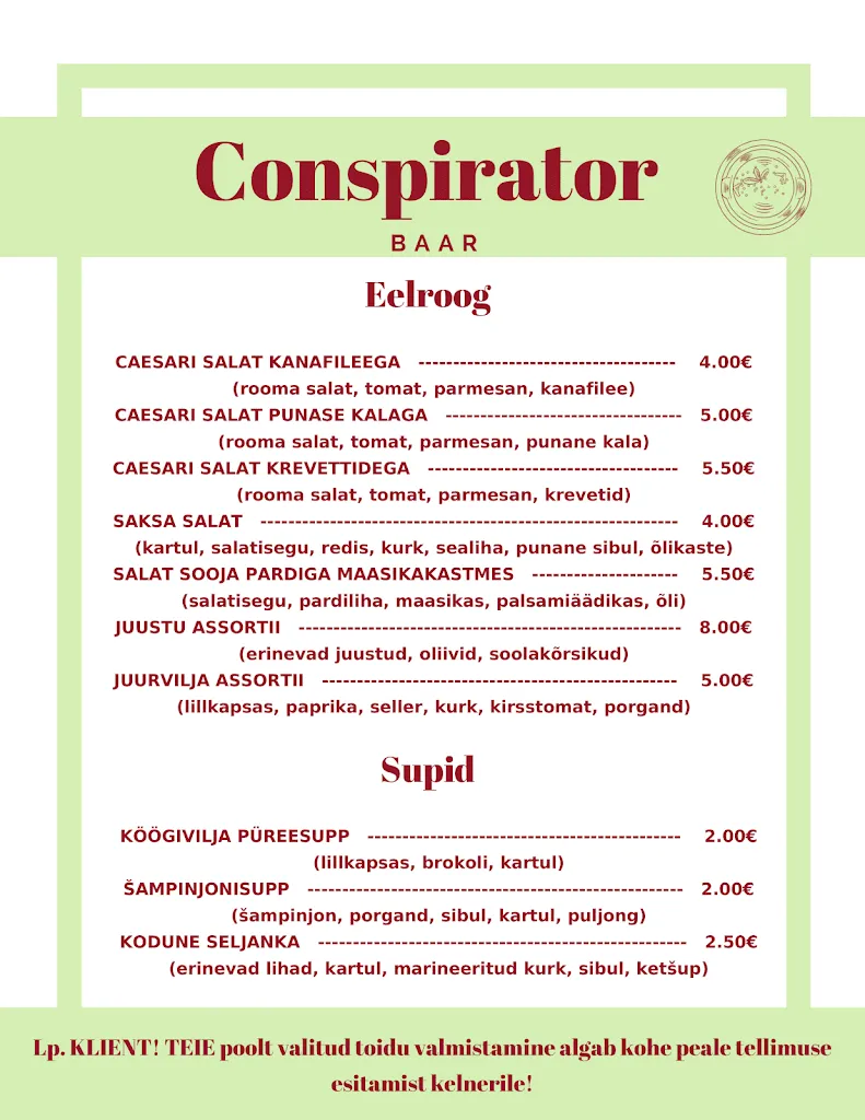Menu_conspirator OÜ_Valga_image_1