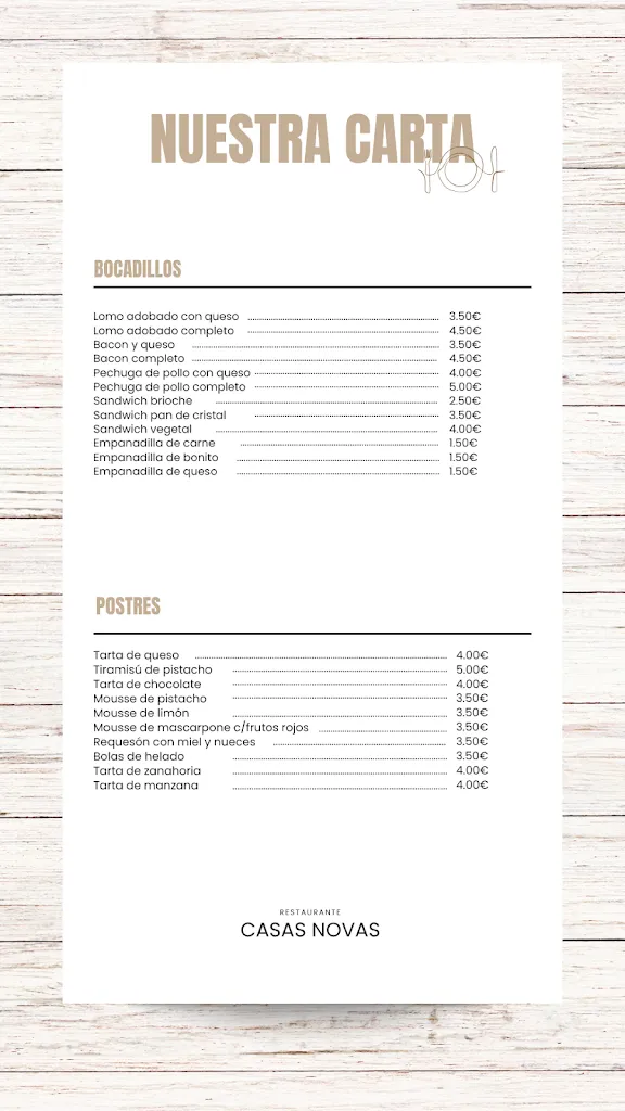 Menu_Restaurante Casas Novas | Silleda_Silleda_image_2