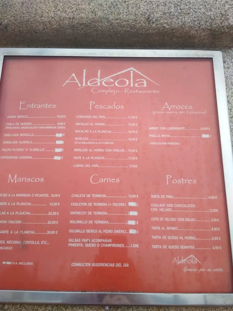 Menu_Complexo Restaurante Aldeola_Cabana de Bergantiños_image_1