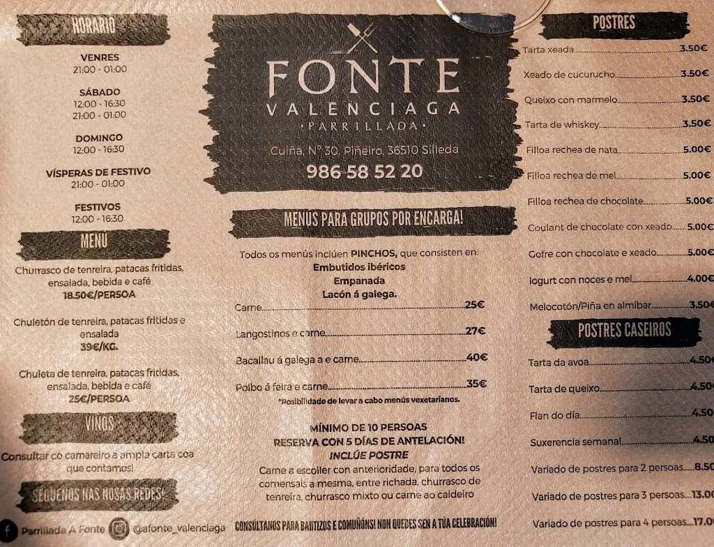 Menu_Parrillada FONTE valenciaga_Silleda_image_1