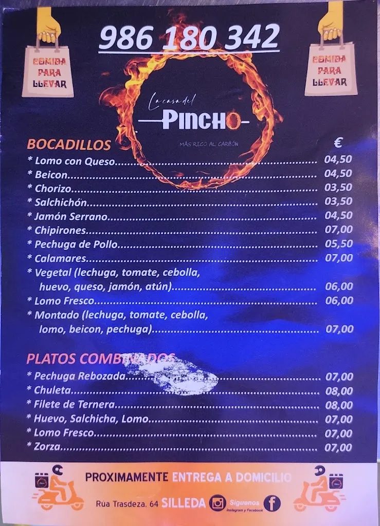 Menu_La Casa Del Pincho_Silleda_image_1