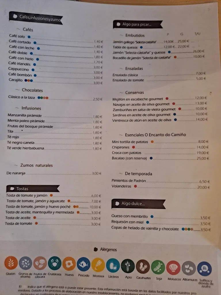 Menu_O Encanto do Camiño_Silleda_image_1