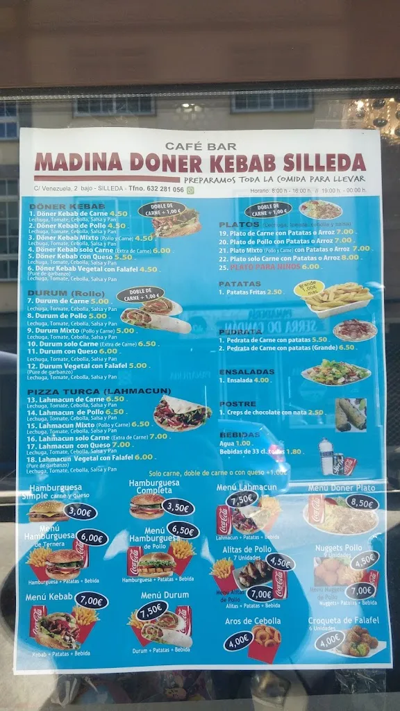 Menu_Madina Doner Kebab_Silleda_image_1