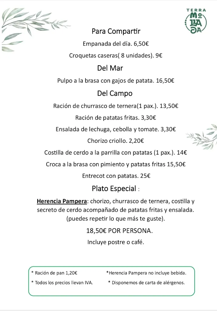 Menu_Restaurante Parrillada Terra Mollada_Silleda_image_1