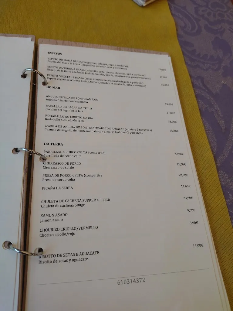 Menu_Restaurante Ecolagar A Serra - Soutomaior_Soutomaior_image_2