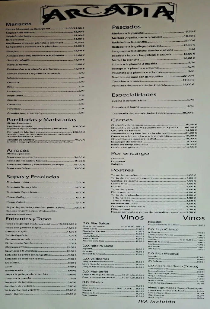 Restaurante Arcadia.Marisqueria.. restaurant in Soutomaior