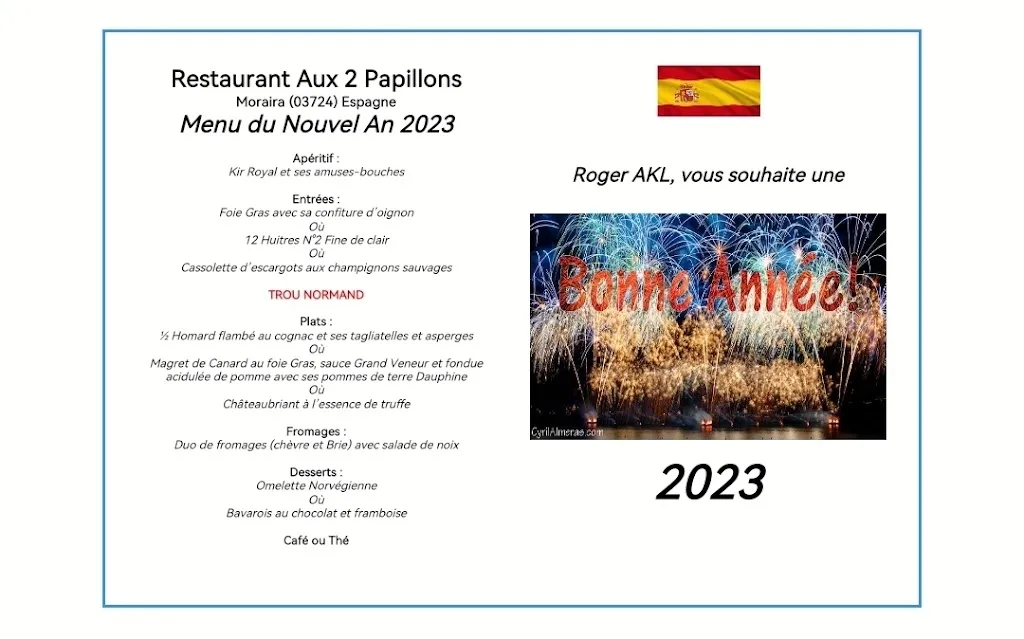 Menu_Aux 2 Papillons_Teulada_image_2