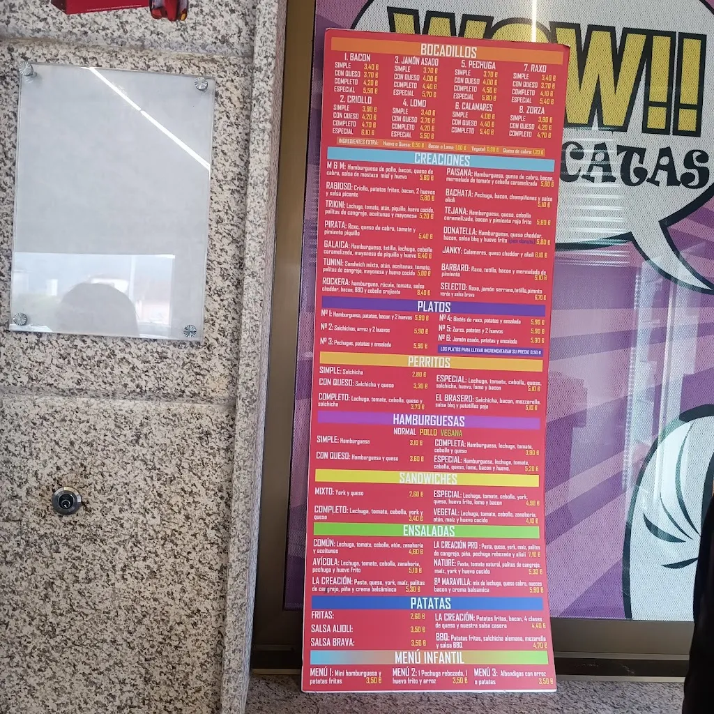 Menu_La Creación...Bocateria..cafeteria.._Soutomaior_image_3