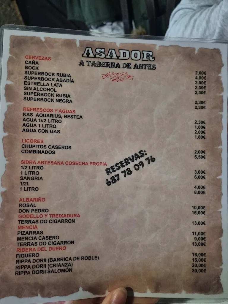Menu_A Taberna de antes_Vilaboa_image_3