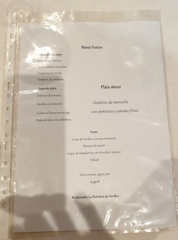 Menu_La Retoñera de Arribes_Ahigal de Villarino_image_1