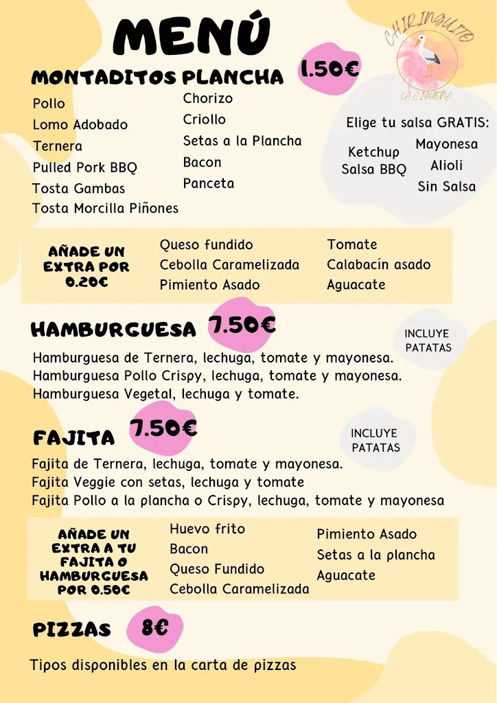 Menu_Chiringuito la Cigüeña_Aldearrubia_immagine_1