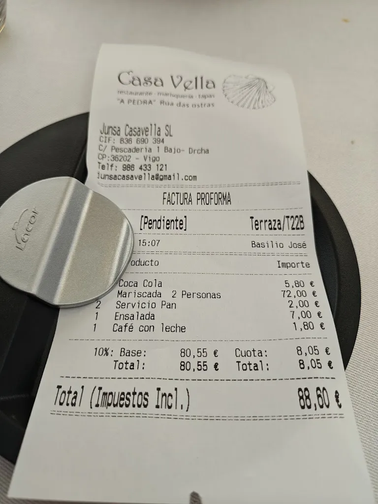 Matt Waring_Restaurante Casa Vella_Vigo_Bewertung