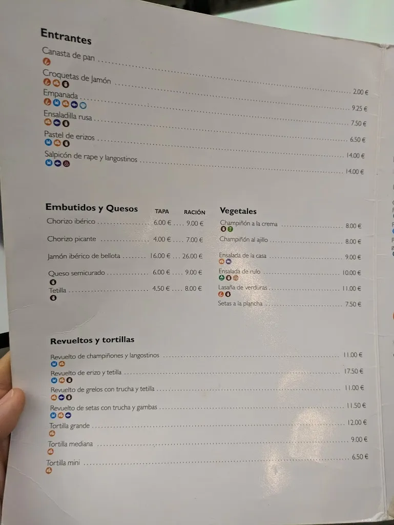 Menu_Tapas Areal_Vigo_image_1