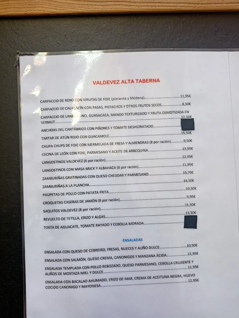Menu_Restaurante Valdevez Vigo_Vigo_image_1