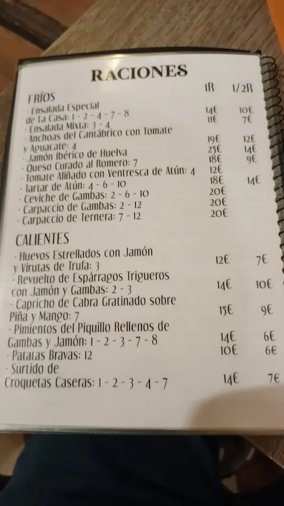 Menu_Taberna La Granja Rock_Adra_image_3