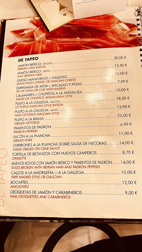 Menu_Nuevo Puerto de Vigo_Vigo_immagine_1