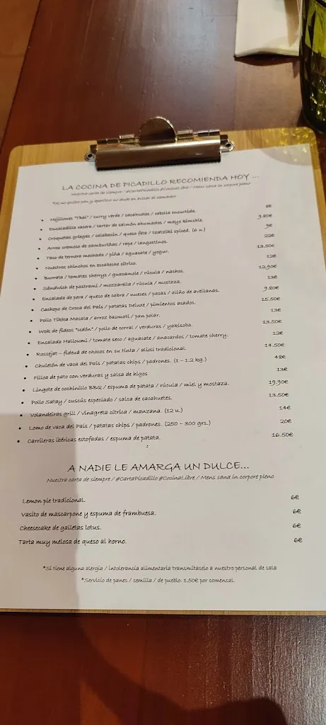 Menu_Restaurante en Vigo Picadillo_Vigo_image_4