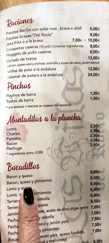 Menu_Mesón Restaurante Las Villas del Rocío_Añover de Tormes_image_2