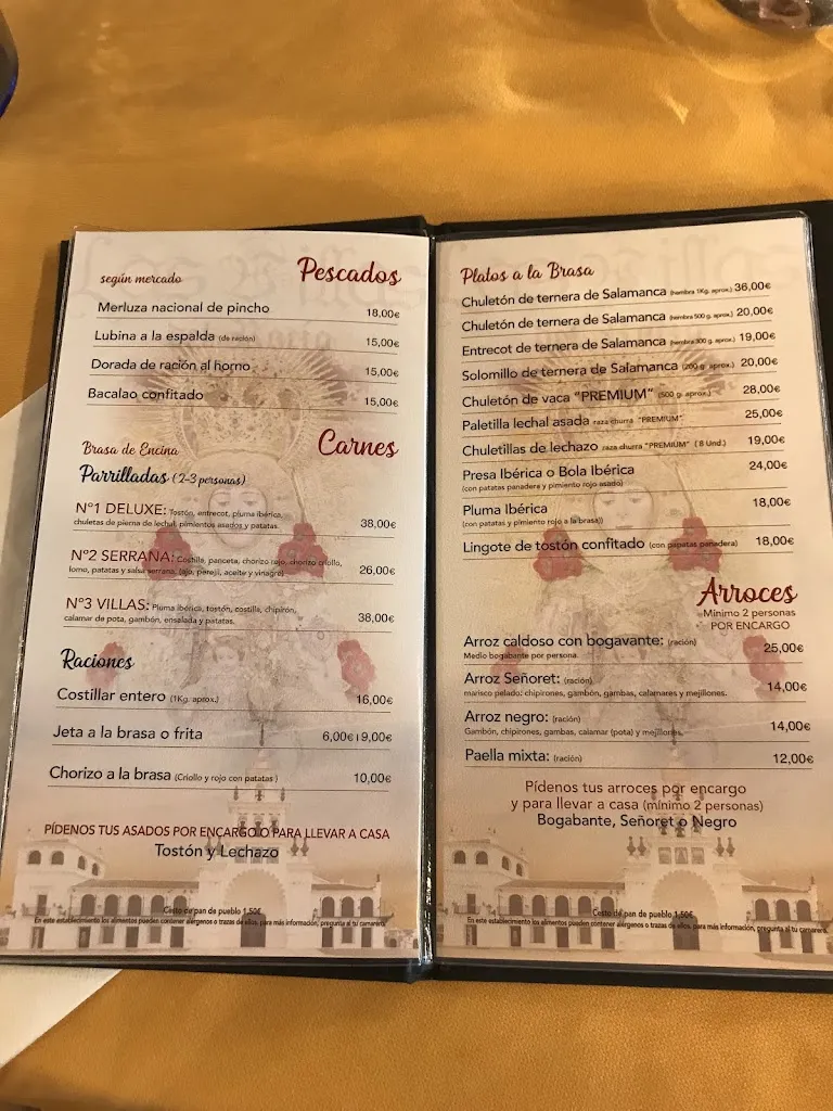 Menu_Mesón Restaurante Las Villas del Rocío_Añover de Tormes_image_4