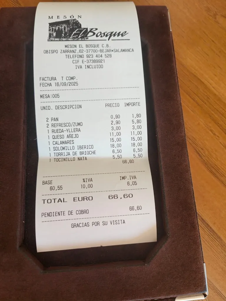 Natalia Martinez_Mesón El Bosque_Béjar_review