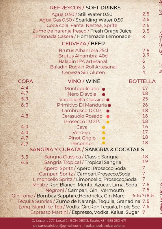 Menu_Paisano Bistró_Barceo_image_4