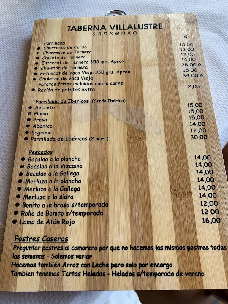 Menu_Taberna Villalustre_Sanxenxo_image_2