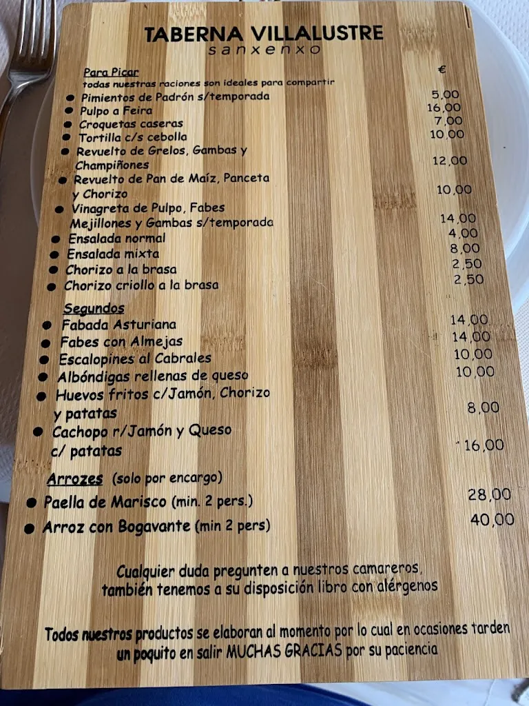 Menu_Taberna Villalustre_Sanxenxo_image_3