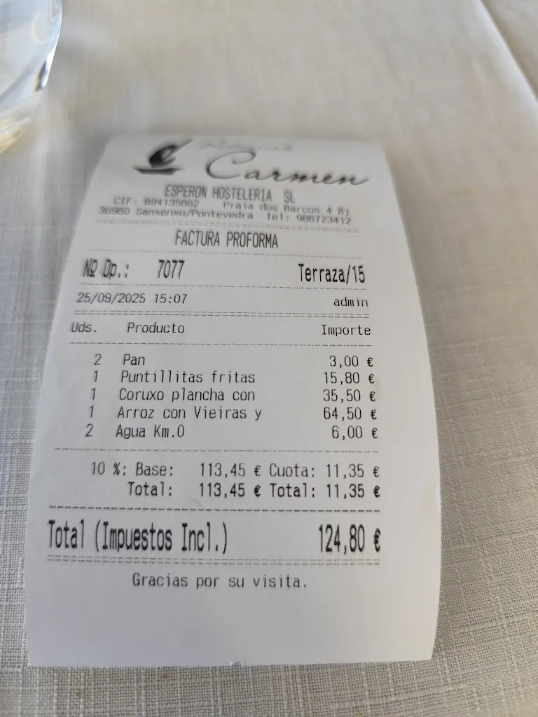Tinocas Rdin_Restaurante Carmen_Sanxenxo_review