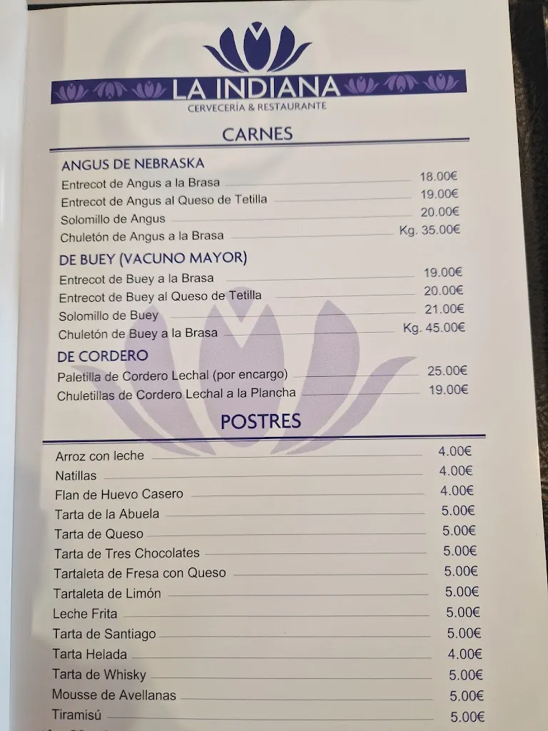 Menu_La Indiana_Sanxenxo_image_2