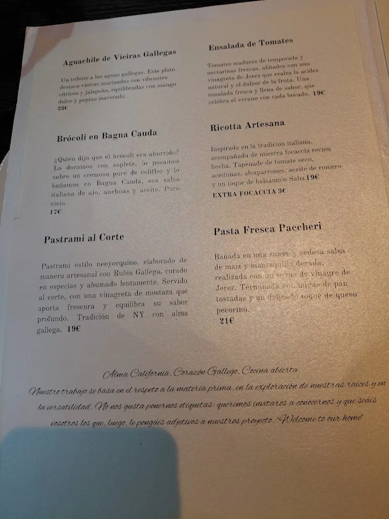 Menu_Michaels restaurante_Sanxenxo_image_1