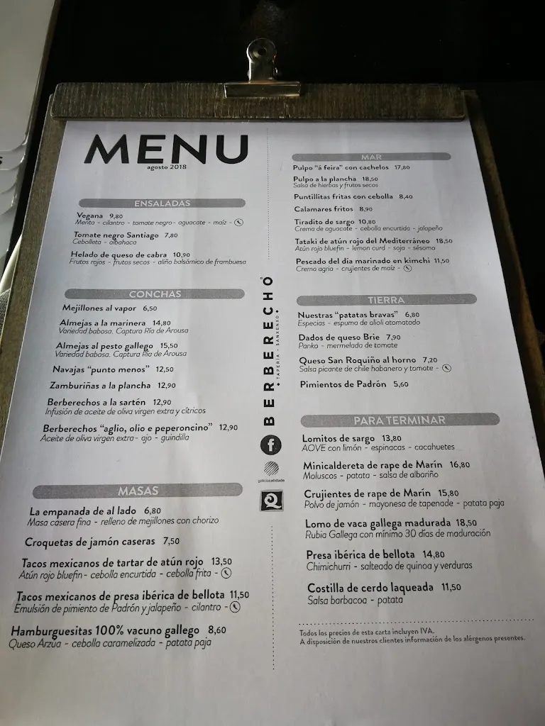 Menu_Bar Berberecho_Sanxenxo_image_3