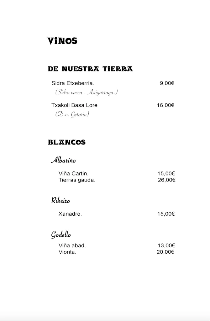 Menu_O Vasko - Restaurante_Sanxenxo_image_1