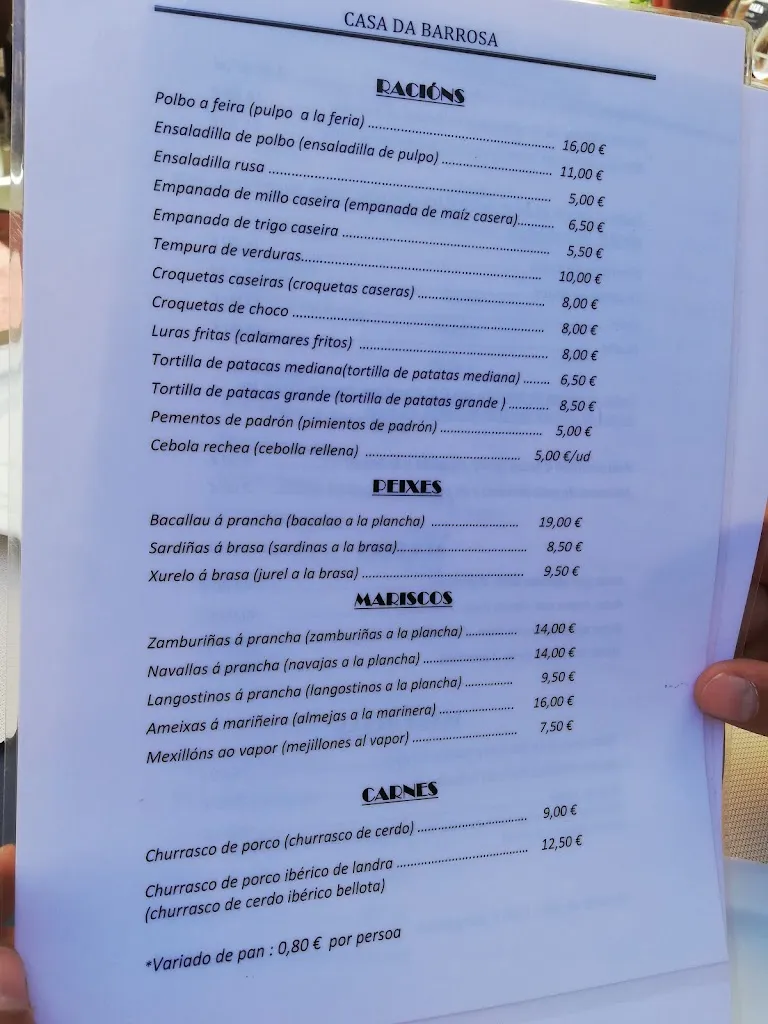 Menu_Casa da Barrosa_Sanxenxo_immagine_2