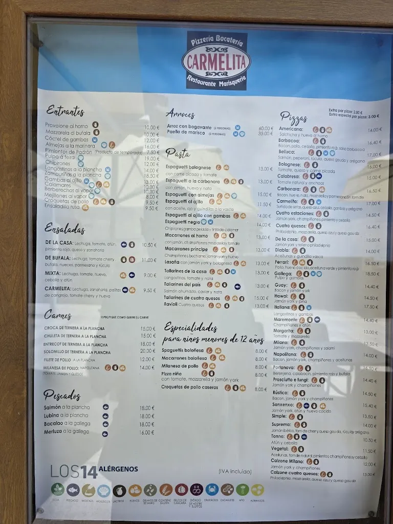 Menu_Restaurante Casa Carmelita_Sanxenxo_image_1