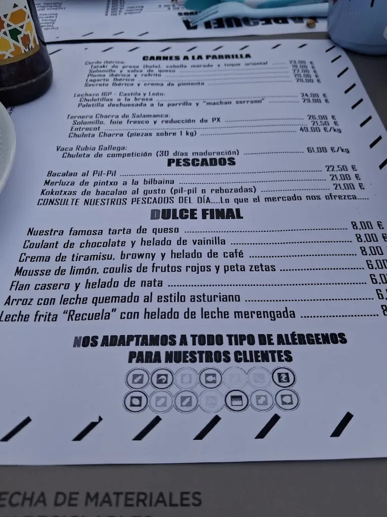 Menu_La Recuela TABERNA & RESTAURANTE_Cabrerizos_image_4