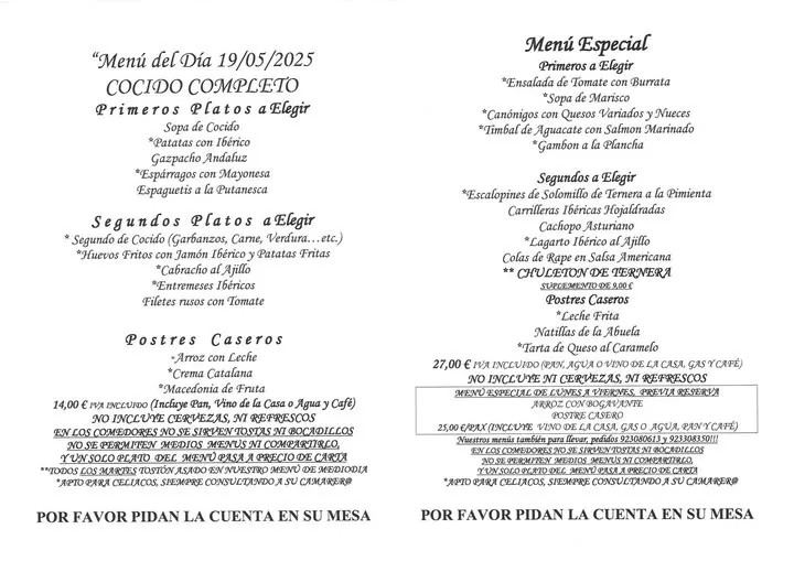 Menu_Mesón Viejo del Jamón_Cabezabellosa de la Calzada_image_1