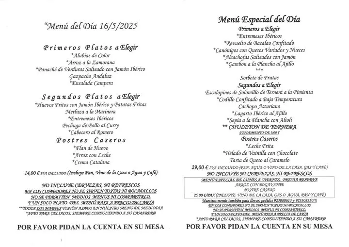 Menu_Mesón Viejo del Jamón_Cabezabellosa de la Calzada_image_2