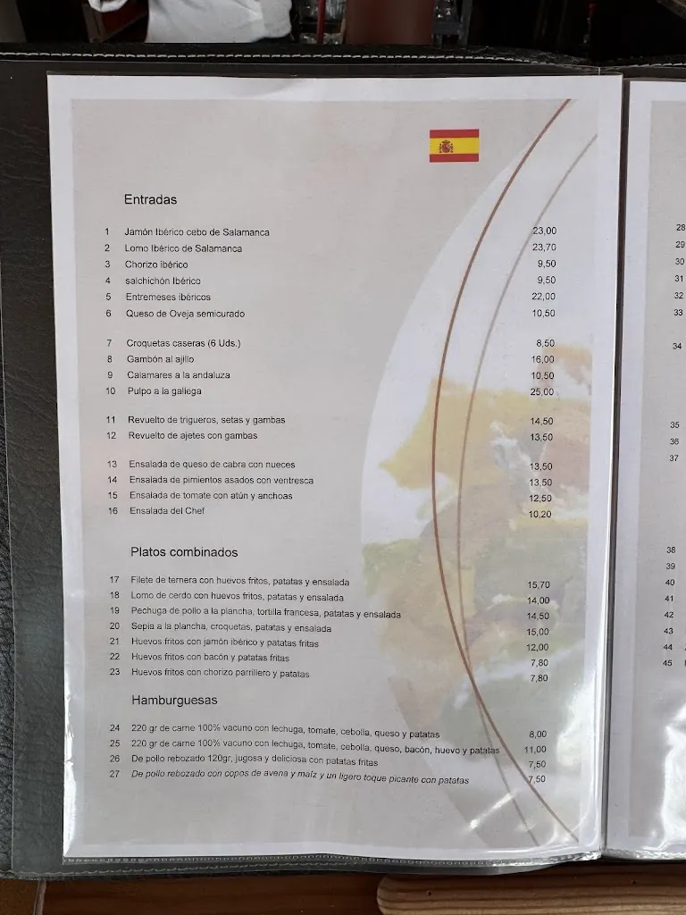 Menu_Restaurante Descanso_Cabezabellosa de la Calzada_immagine_2