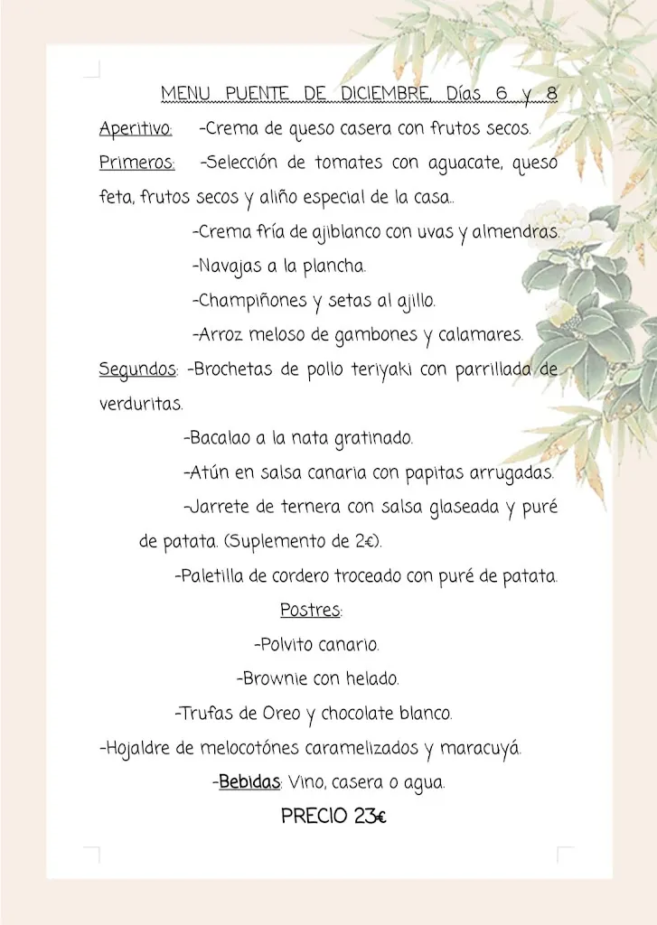 Menu_Restaurante Mesón Fuentebuena_Cabezabellosa de la Calzada_image_1
