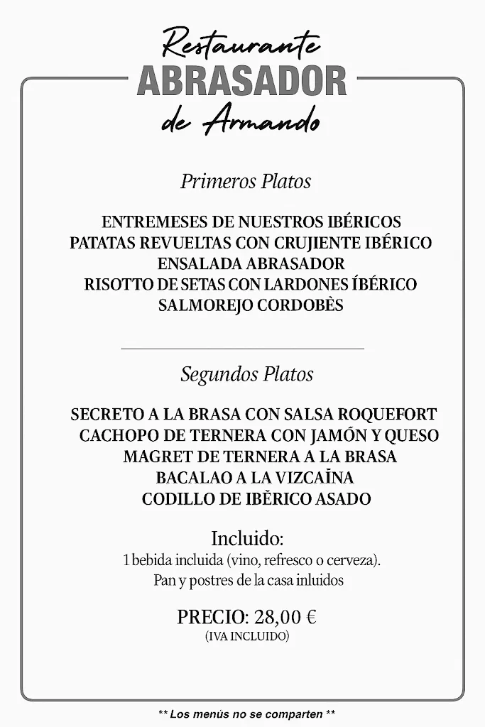 Menu_Abrasador de Armando_Cabeza de Béjar La_image_1