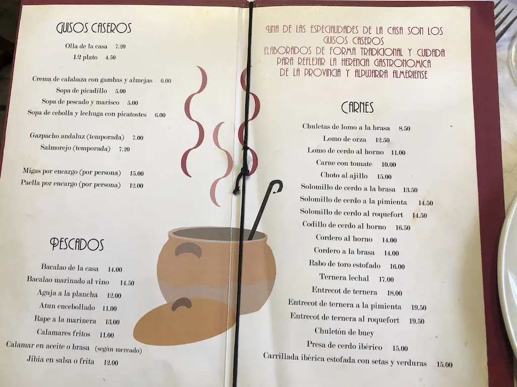 Menu_Restaurante Pérez_Alboloduy_immagine_1